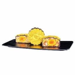 Bánh Trung Thu KINH ĐÔ - Trăng Vàng BLACK GOLD Hộp Tròn 6 Bánh x160g Thiệp 3D và Trà 2023