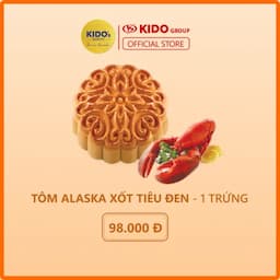 Bánh trung thu Vị Tôm Alaska KIDO’s Bakery 