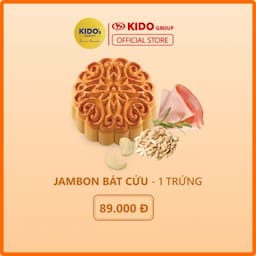 Bánh trung thu KIDO’s Bakery - Vị Jambon Bát Bửu (1 Trứng) 150g 