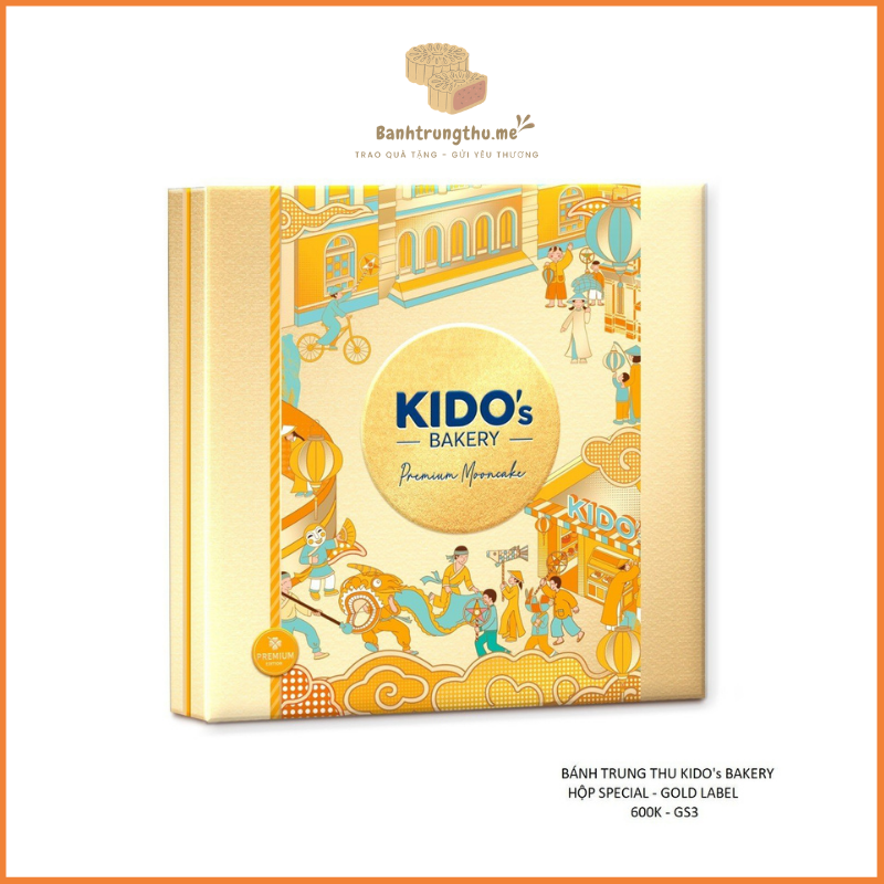 Bánh Trung Thu KIDO's Bakery - Quà Biếu Cao Cấp SPECIAL Gold Label 