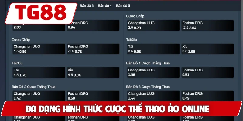Đa dạng hình thức cược thể thao ảo online