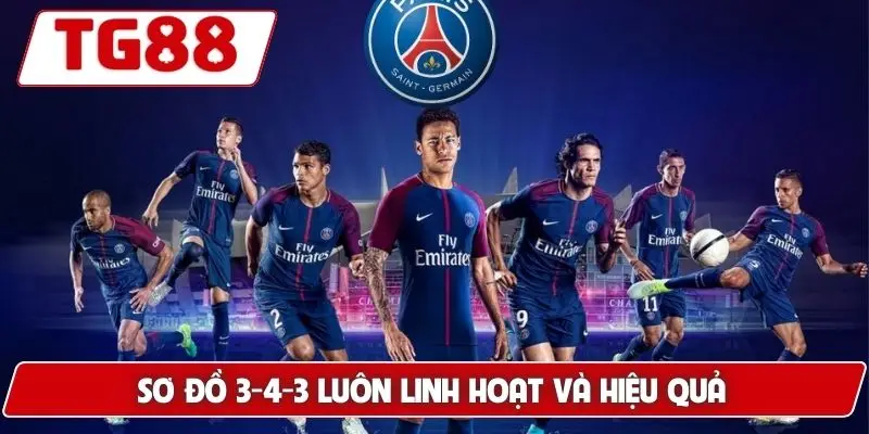 Sơ đồ 3-4-3 luôn linh hoạt và hiệu quả