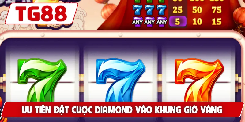 Nổ Hũ Kim Cương: Trúng Giải Jackpot Kim Cương Tại TG88 7 Ưu tiên đặt cược Diamond vào khung giờ vàng